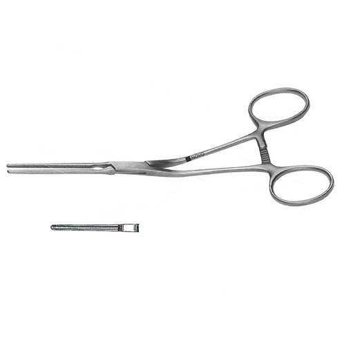 Debakey Miniature Coarctation Clamp, Angled Jaws, 4.0 Cm, 6 3/4" (17.0 Cm)